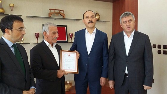 Şehit ailesine anlamlı yardım