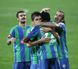 Rize'de Galibiyet Sevinci