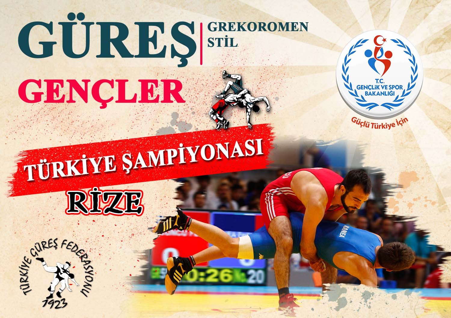 Gençler Grekoromen Güreş Türkiye Şampiyonası Rize’de Başlıyor