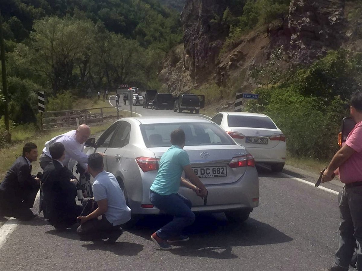CHP konvoyuna saldırıdan ilk görüntüler