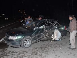 Gümüşhane'de trafik kazası: 2 ölü,
