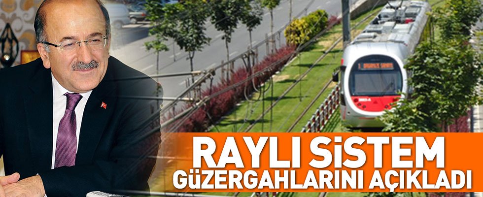 Başkan Gümrükçüoğlu Raylı Sistem Güzergâhlarını Açıkladı