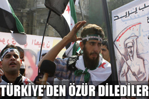 Suriye'den Türkiye'ye özür