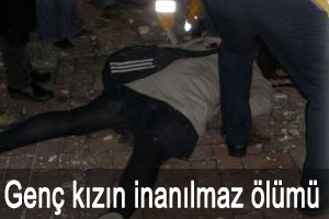 Başına beton parçası düşen genç kız hayatını kaybetti