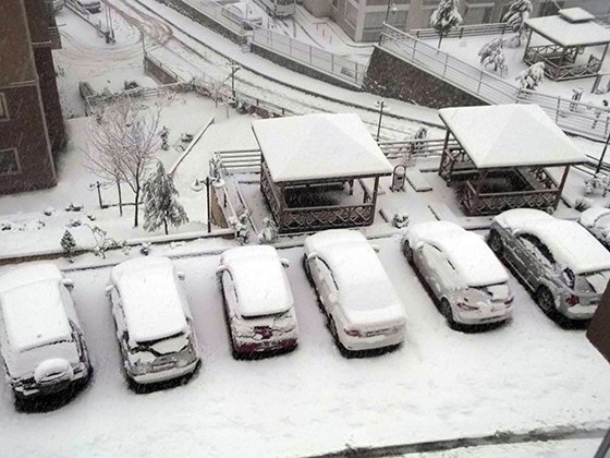 Trabzon’da kar yağışı hayatı olumsuz etkiliyor