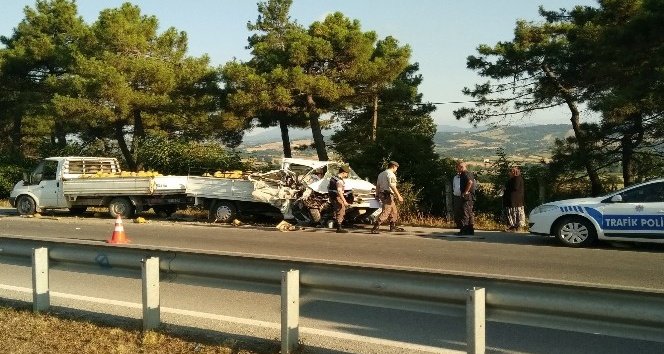 Bafra’da trafik kazası: 1 yaralı