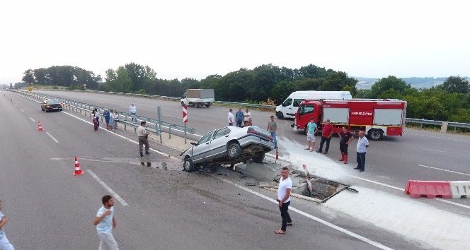 Sinop’ta trafik kazası: 1 yaralı