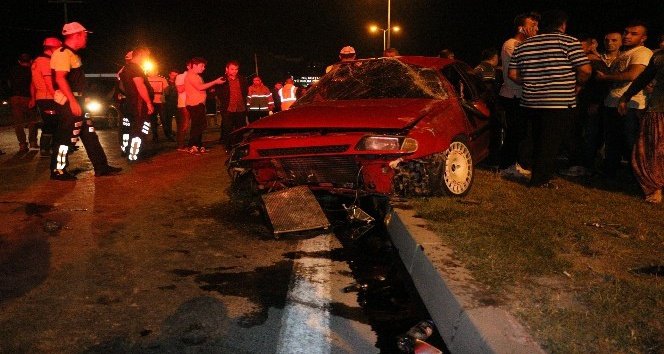 Alkollü Sürücü Yoldan Çıkıp Takla Attı: 1 Ölü 1 Yaralı
