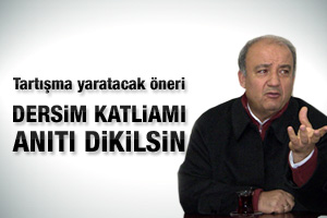 Dersim katliamı anıtı dikilsin