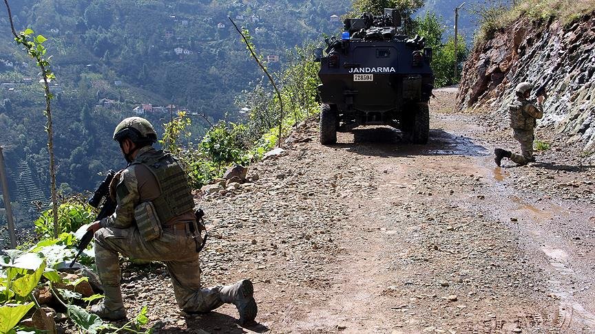 Giresun'da terör operasyonu