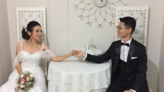 Trabzon'a Güney Kore'den damat