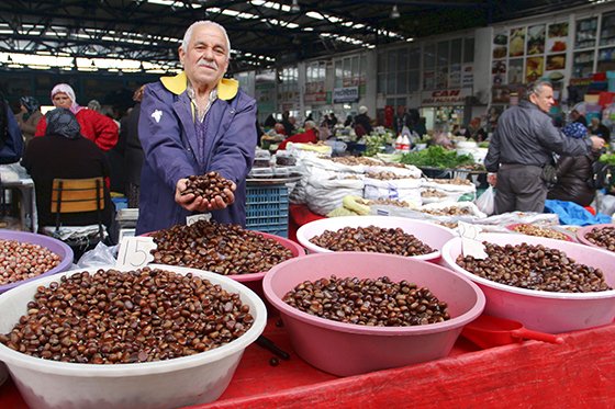 Rekolte düştü kestane fiyatları yükseldi
