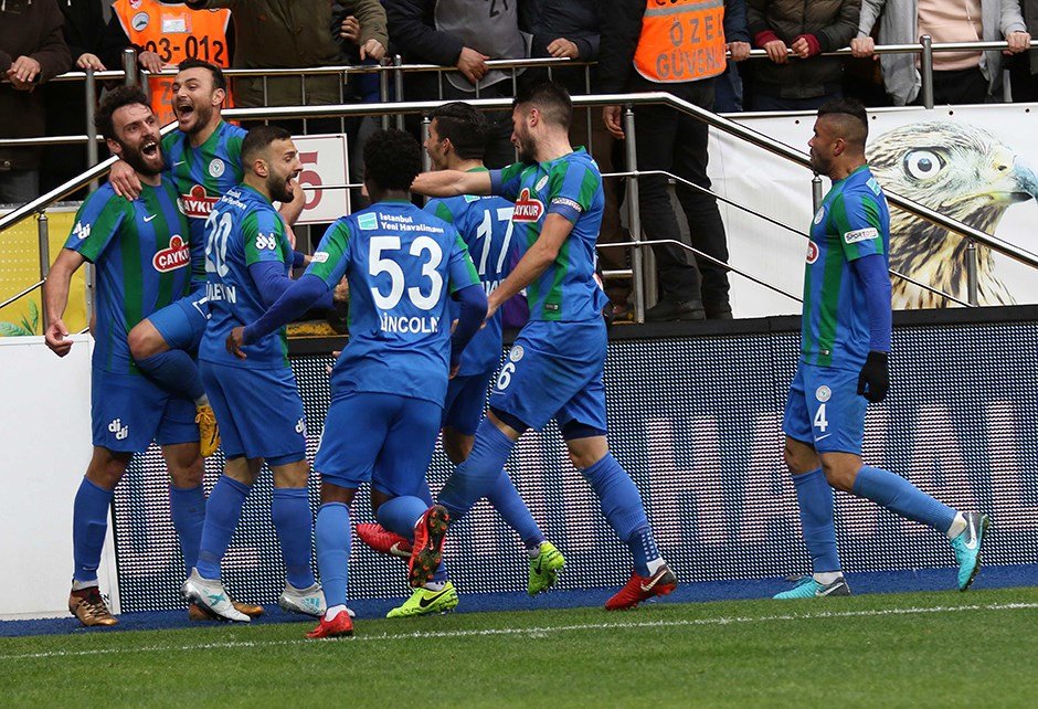 Ç.Rizespor zirveye ortak oldu
