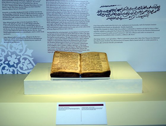 Sekiz asırlık Kur'an Tokat Müze'sinde sergileniyor