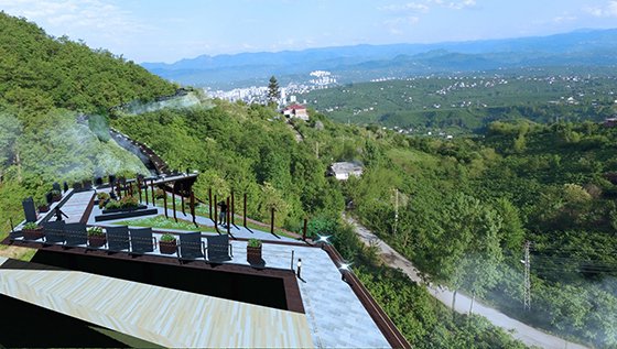 "Seyir terası" 530 rakımlı Boztepe'ye 8 kilometrelik merdiven