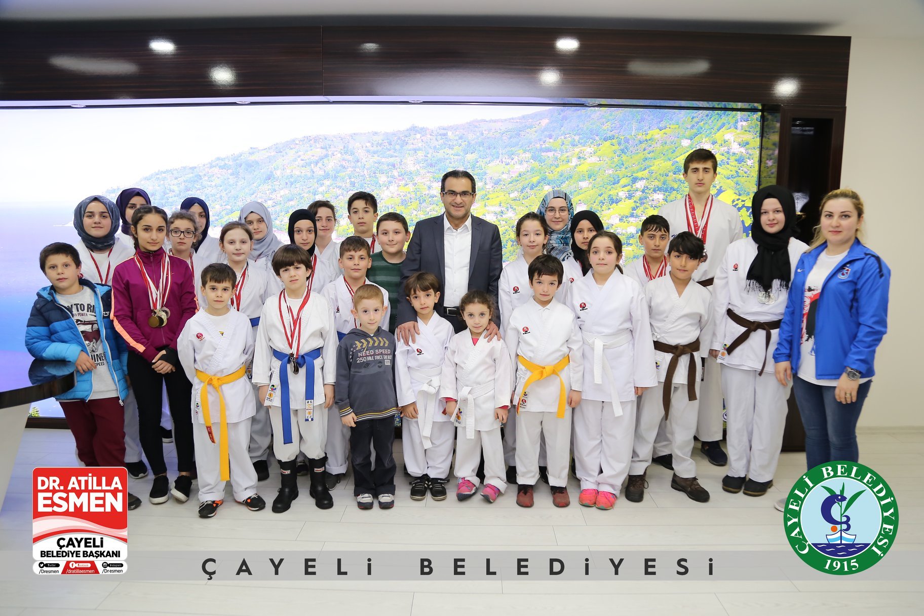Başkan Esmen Başarılı Sporcuları Kabul Etti