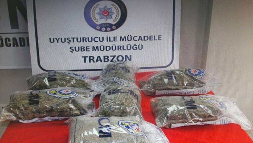Trabzon'da uyuşturucu operasyonu