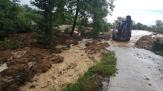 Giresun'da sağanak