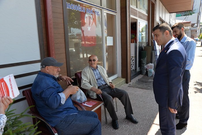 BAĞIMSIZ ADAY MUHAMMET KORKMAZ SEÇİMLERDE BENDE VARIM MESAJI VERDİ