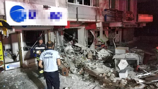 Samsun'da Doğalgaz Patlaması