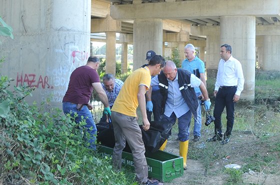 Samsun'da nehir kenarında erkek cesedi bulundu