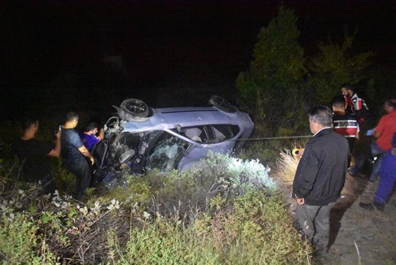 Zonguldak'ta trafik kazası: 1 ölü, 2 yaralı