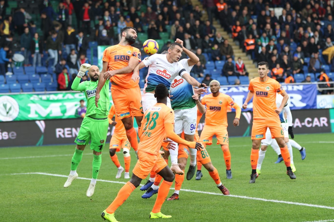Çaykur Rizespor: 1 - Aytemiz Alanyaspor: 1