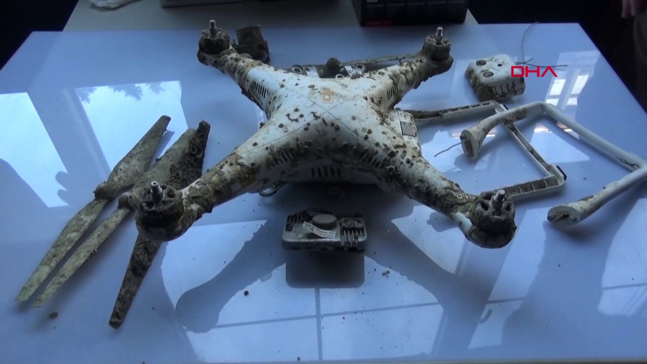 Rize de 3 yıl sonra ağlara takılan 'drone'daki görüntülerini kurtardı