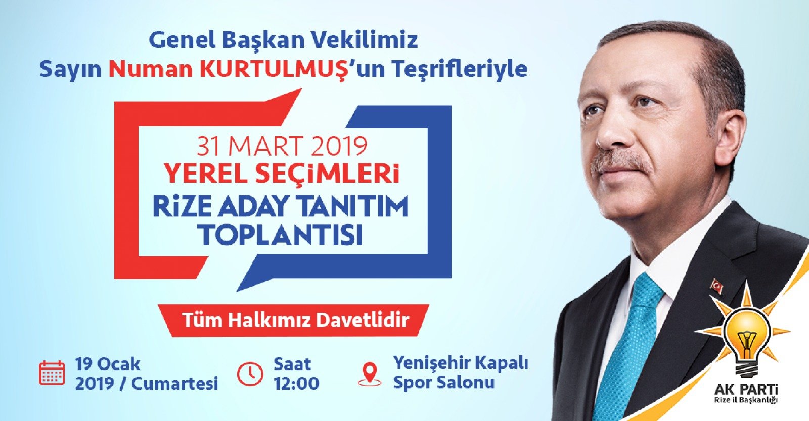AK Parti Rize’de Aday Tanıtım Toplantısı Tarihi Kesinleşti