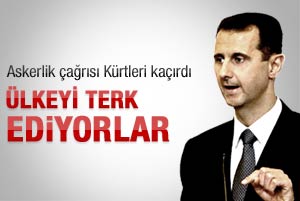 Suriye'nin askerlik çağrısı Kürtleri kaçırdı