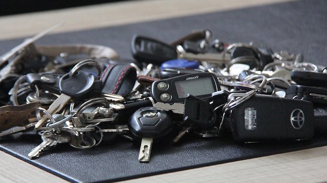 Rize Ardeşen'de Kayıp anahtarlar sahiplerini bekliyor