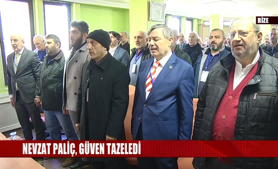 RİZE ZİRAAT ODASINDA NEVZAT PALİÇ, GÜVEN TAZELEDİ