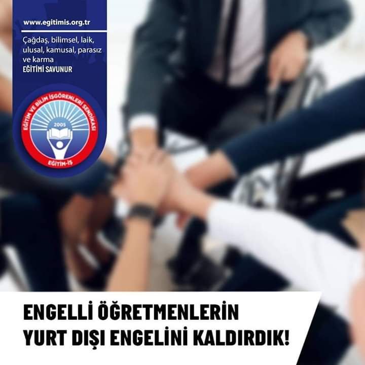 HAMZA KUTAY; ARTIK TÜM ENGELLİ ÖĞRETMENLER YURTDIŞINDA GÖREV ALABİLECEKLER