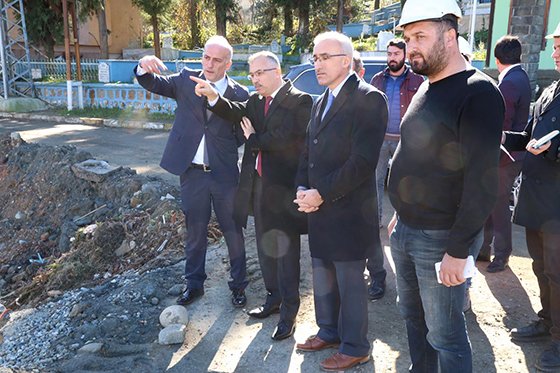 Vali Çeber Diş Hekimliği Fakültesi İnşaatında İncelemelerde Bulundu