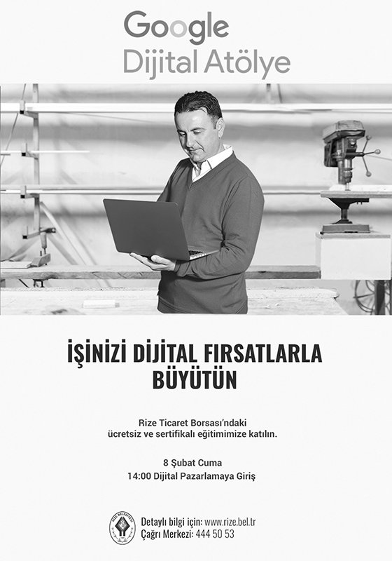 Google’ın Ücretsiz Dijital Atölye Eğitimleri Rize’de