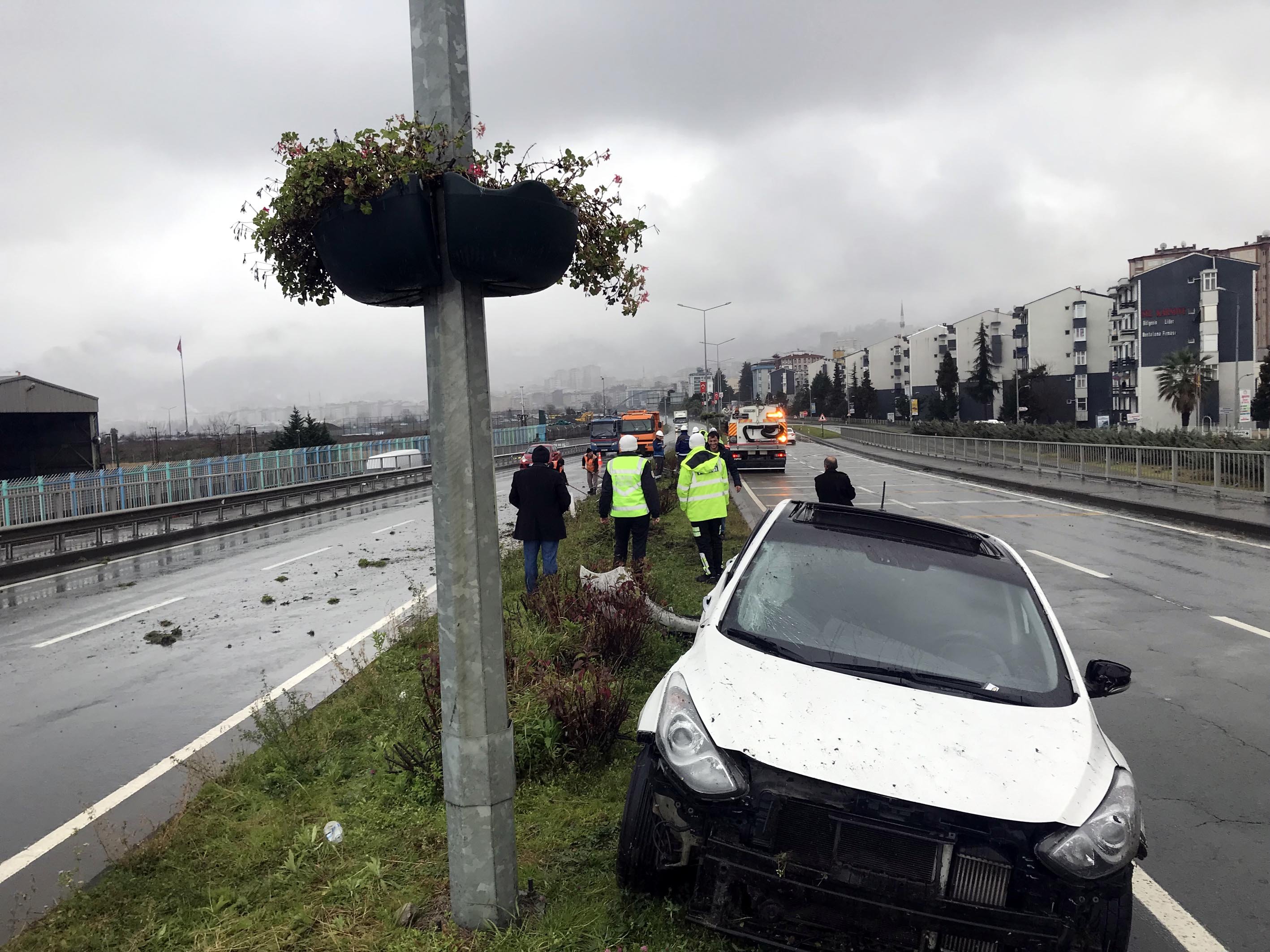 Rize'de trafik kazası: 1 yaralı