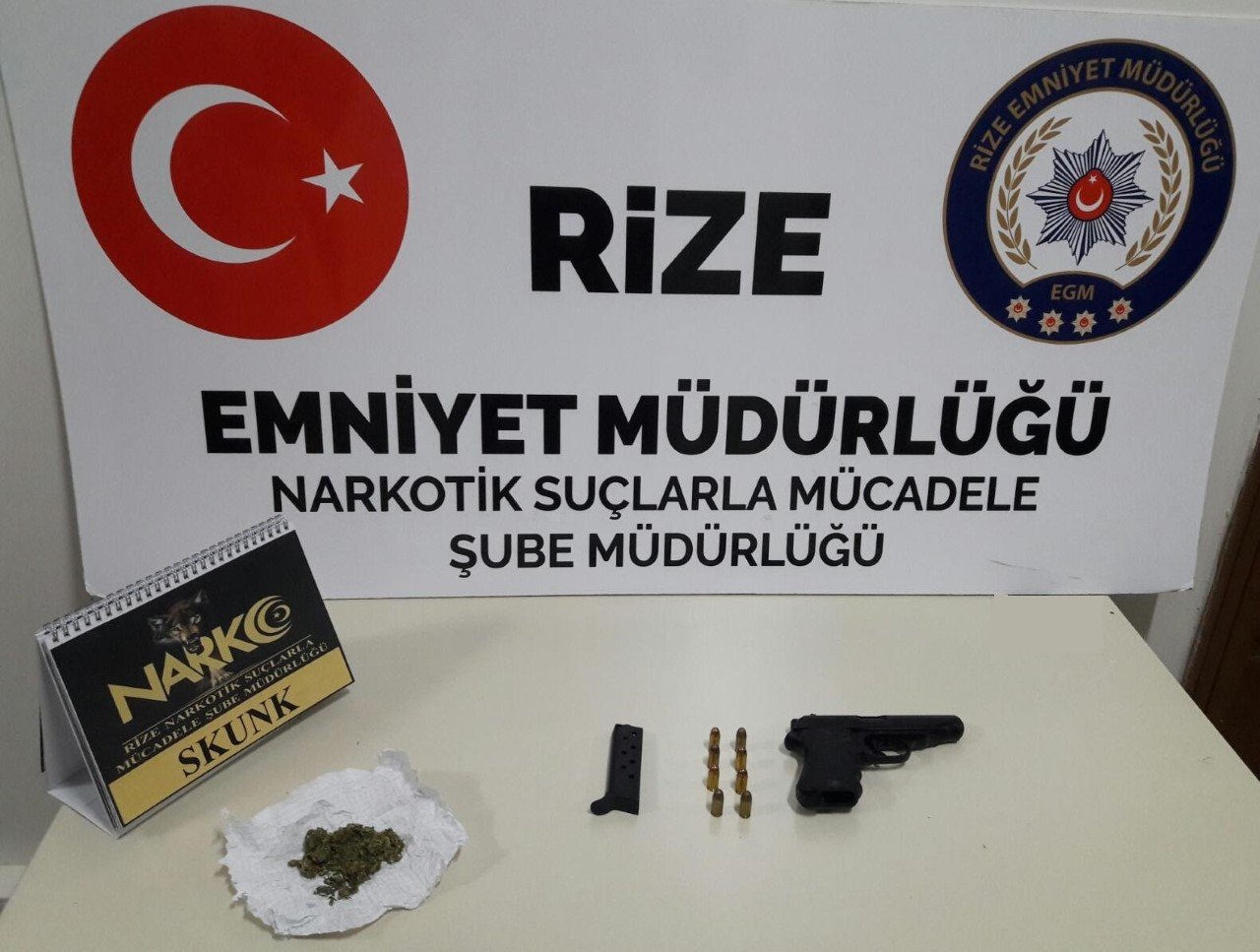 RİZE EMNİYETİ UYUŞTURUCUYA GÖZ AÇTIRMIYOR