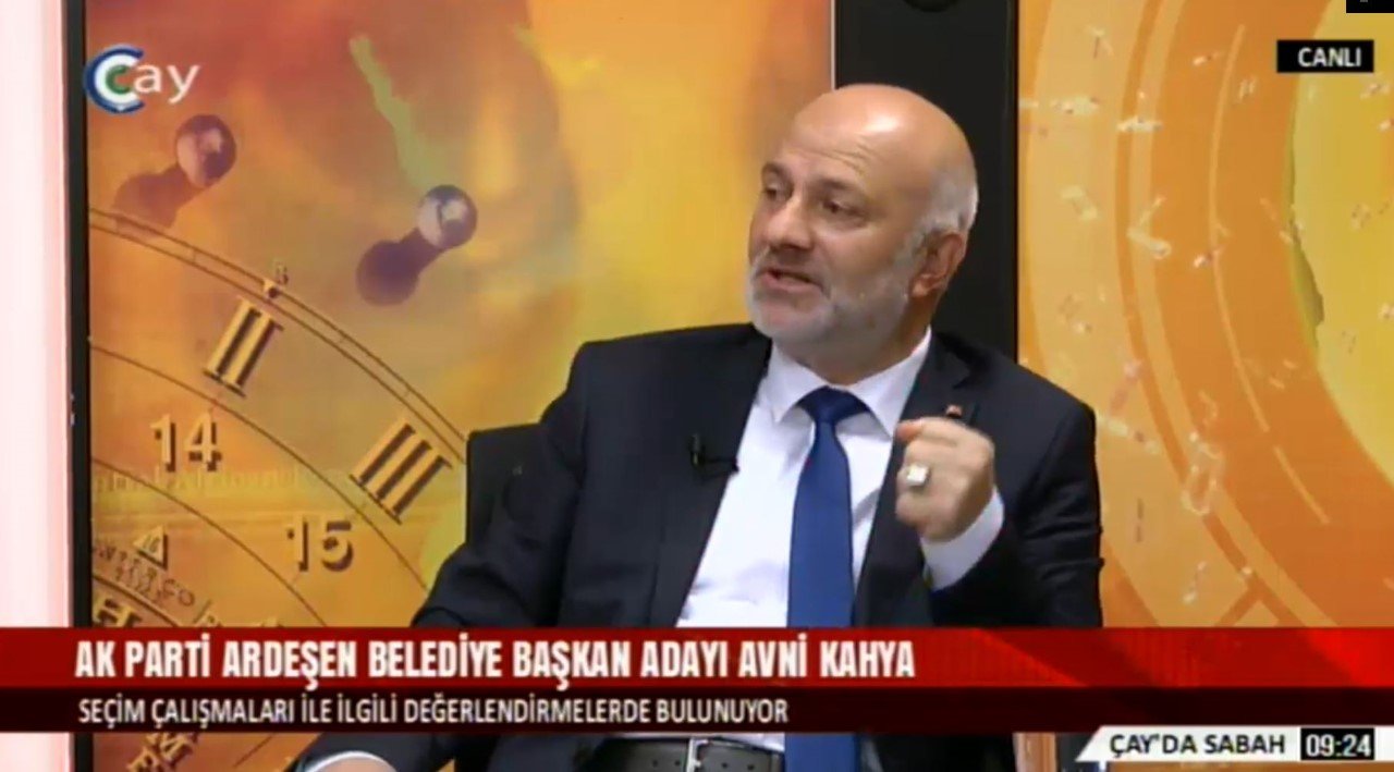 AVNİ KAHYA, ARDEŞEN’DEKİ PROJELERİ ANLATTI