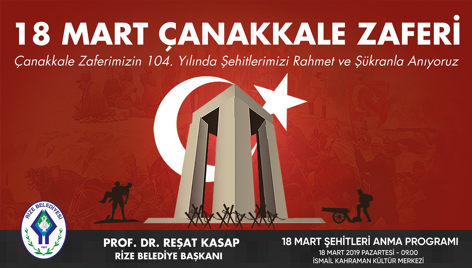 BAŞKAN KASAP ‘18 MART ÇANAKKALE ZAFERİ VE ŞEHİTLERİ ANMA GÜNÜ’NÜ KUTLADI