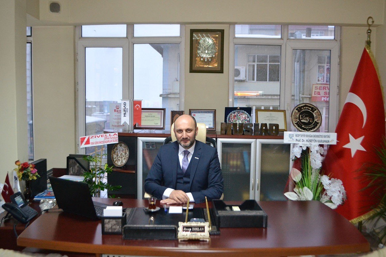 MÜSİAD Rize Başkanı Recep Taylan: Şehitlerimizi Şükranla Anıyoruz