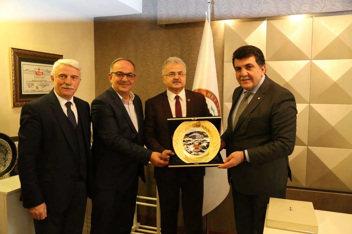 BAŞKAN KASAP, VEDA ZİYARETLERİNE BAŞLADI
