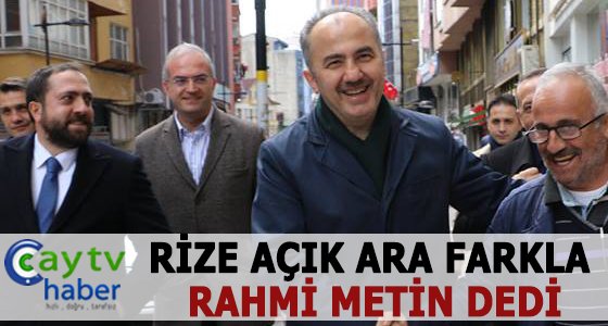 RİZE MERKEZ BELEDİYE BAŞKANLIK ve İLÇE BELEDİYE BAŞKANLIK SONUÇLARI