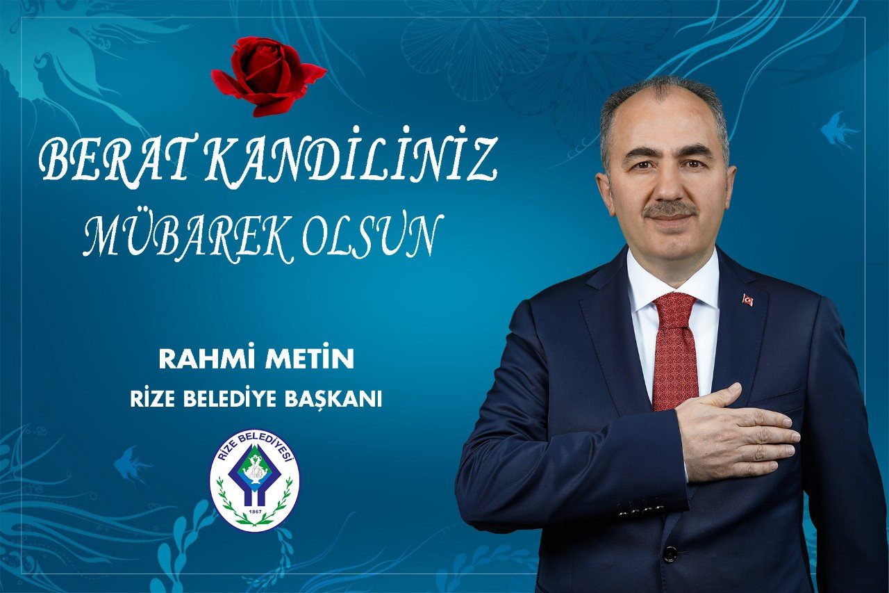 BAŞKAN METİN’DEN BERÂT KANDİLİ MESAJI