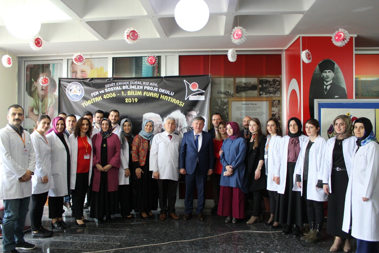 KIZ AİHL OKULU POJELERİ TAM NOT ALDI