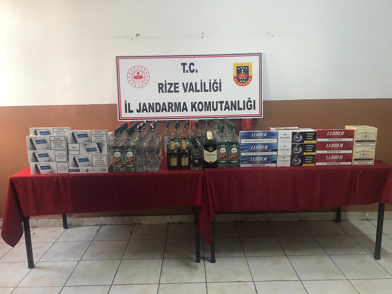 RİZE İL JANDARMADAN OPERASYON