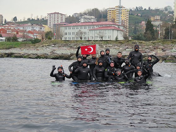 RTEÜ’lü Dalgıçlar Yetişiyor