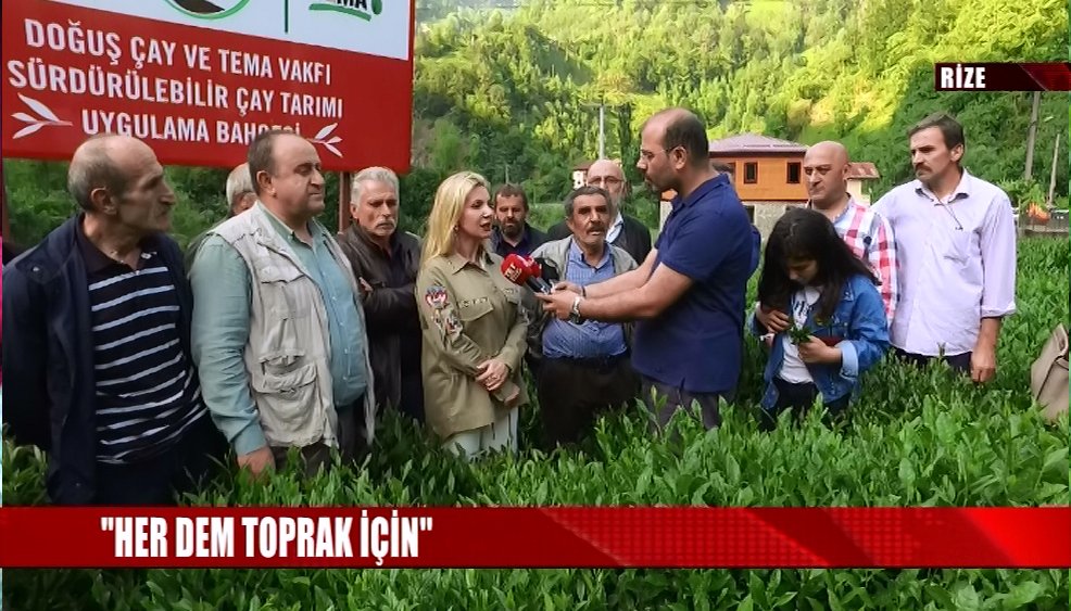 ÇAYDA YENİ ORGANİK GÜBRELEME MODELİYLE 3 KAT FAZLA VERİM ELDE EDİLDİ