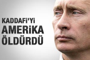 Putin'den ses getirecek Kaddafi iddiası