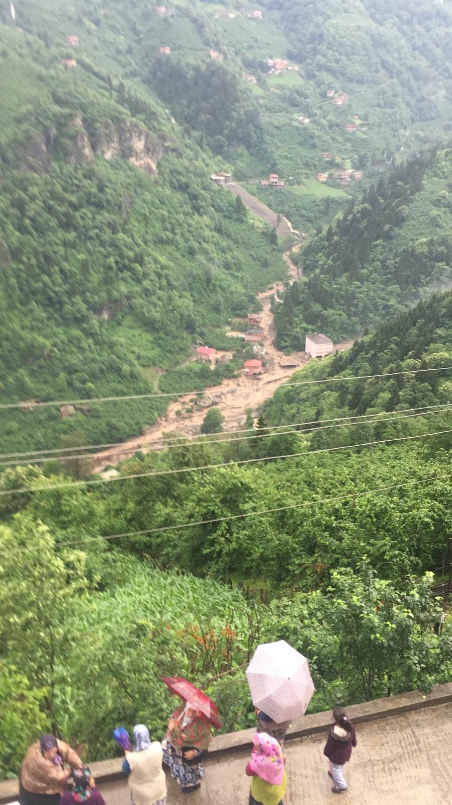Trabzon'da sağanak