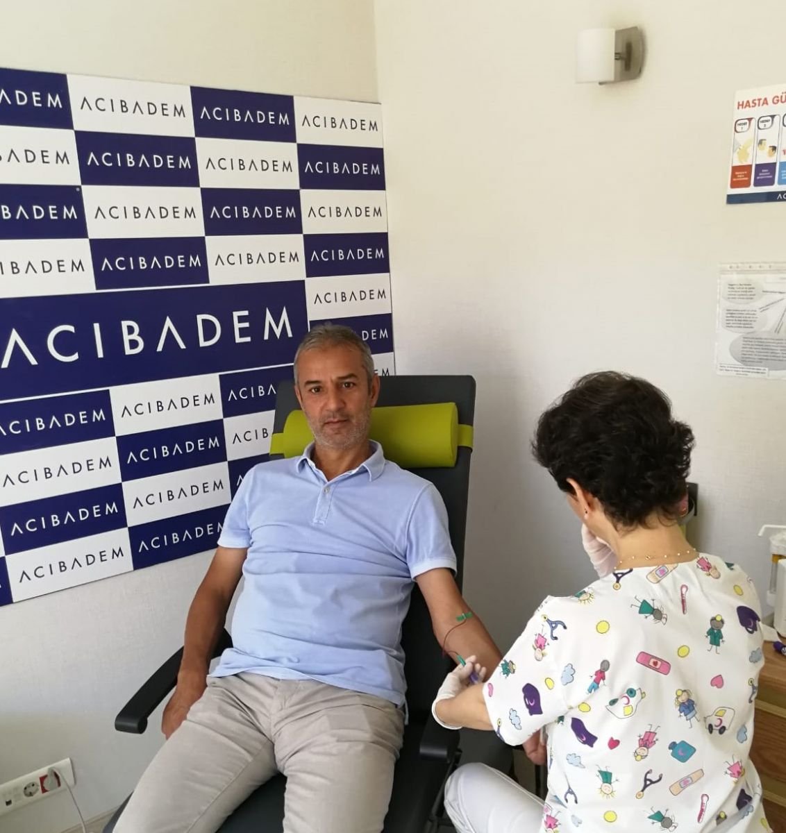 İSMAİL KARTAL VE YARDIMCI EKİBİ SAĞLIK KONTROLÜNDEN GEÇTİ